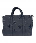 PORTERポーター）の古着「FLAG 2WAY SHORT BOSTON BAG」｜ブラック