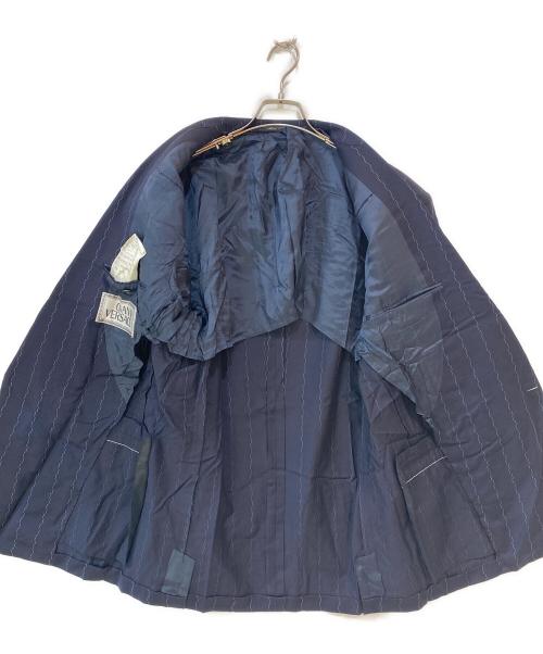 GIANNI VERSACE（ジャンニ・ヴェルサーチ）GIANNI VERSACE (ジャンニ・ヴェルサーチ) セットアップスーツ ネイビー サイズ:52の古着・服飾アイテム