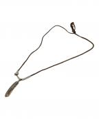 Tady & Kingタディアンドキング）の古着「特大SVフェザーK18イーグル ネックレス」｜シルバー