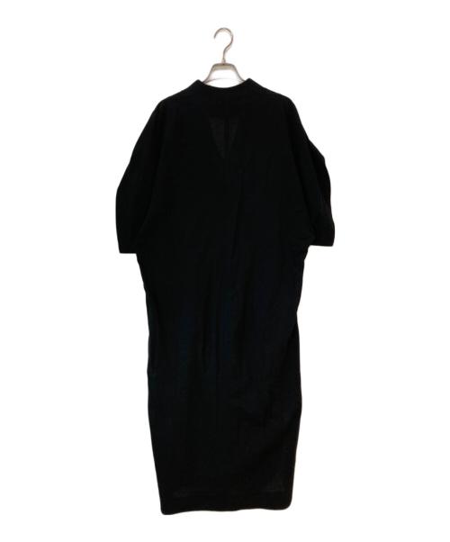 Mame Kurogouchi（マメクロゴウチ）Mame Kurogouchi (マメクロゴウチ) Crepe Deep V-Neck Dress ブラック サイズ:2の古着・服飾アイテム