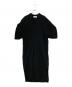 Mame Kurogouchi（マメクロゴウチ）の古着「Crepe Deep V-Neck Dress」｜ブラック