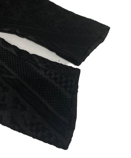 Mame Kurogouchi（マメクロゴウチ）Mame Kurogouchi (マメクロゴウチ) Traditional Pattern Jacquard Blouson ブラック サイズ:1の古着・服飾アイテム