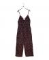 Mame Kurogouchi（マメクロゴウチ）の古着「Floral Jacquard Sleeveless Jumpsuits」｜バーガンディー