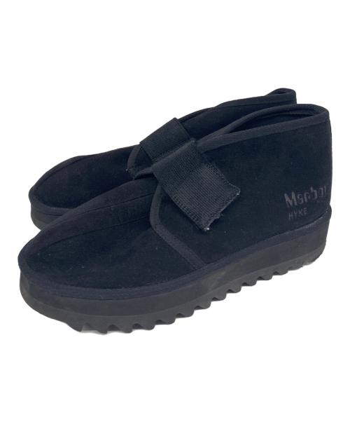 HYKE（ハイク）HYKE (ハイク) MARBOT (マルボー) BELT SHOES / シャークソールシューズ ブラック サイズ:37の古着・服飾アイテム
