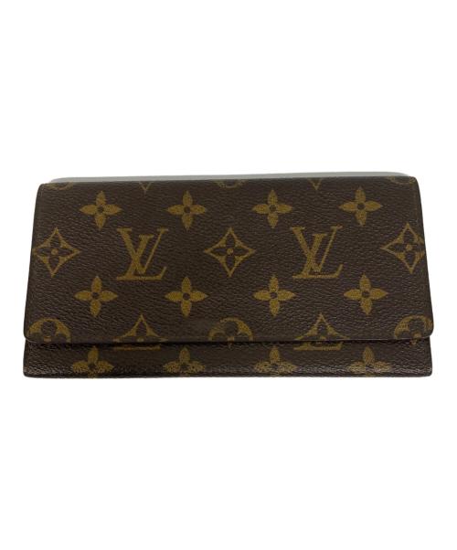 LOUIS VUITTON（ルイ ヴィトン）LOUIS VUITTON (ルイ ヴィトン) ポルトフォイユ 3カルトクレディ 札入れ ブラウン サイズ:なしの古着・服飾アイテム