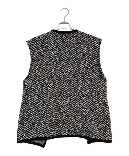 DES PRES（デ プレ）DES PRES (デ プレ) インレーカルゼ フロントオープンジレ グレー サイズ:36の古着・服飾アイテム