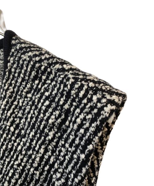 DES PRES（デ プレ）DES PRES (デ プレ) インレーカルゼ フロントオープンジレ グレー サイズ:36の古着・服飾アイテム