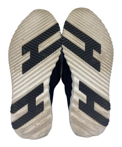 HERMES（エルメス）HERMES (エルメス) バウンシング Hロゴ ベルクロ スウェード ローカットスニーカー ブラック サイズ:37 5の古着・服飾アイテム