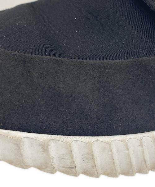 HERMES（エルメス）HERMES (エルメス) バウンシング Hロゴ ベルクロ スウェード ローカットスニーカー ブラック サイズ:37 5の古着・服飾アイテム