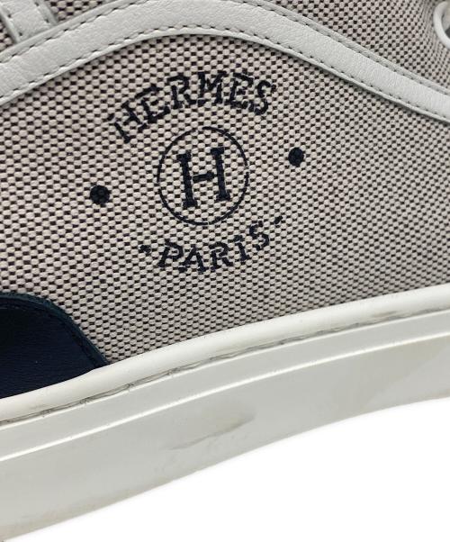 HERMES（エルメス）HERMES (エルメス) ゲットアップ・スニーカー ハイカット ベージュ サイズ:38の古着・服飾アイテム
