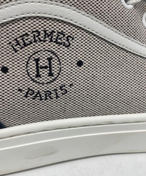 HERMES（エルメス）HERMES (エルメス) ゲットアップ・スニーカー ハイカット ベージュ サイズ:38の古着・服飾アイテム