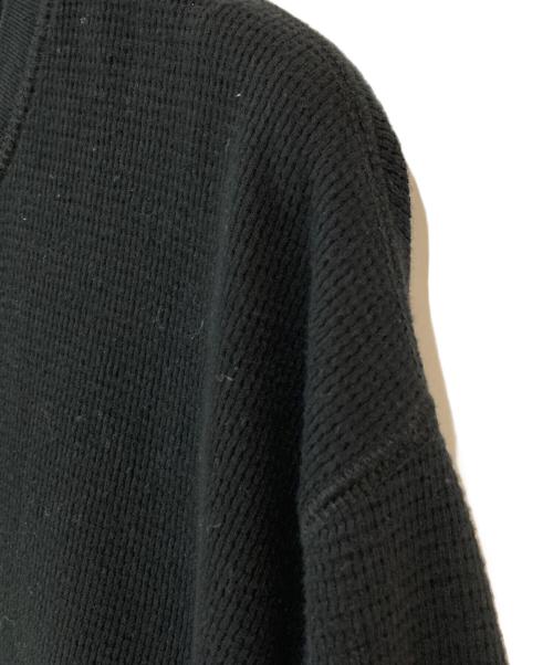 POLO RALPH LAUREN（ポロ・ラルフローレン）POLO RALPH LAUREN (ポロ・ラルフローレン) ヘンリーネックサーマルカットソー ブラック サイズ:Ｌの古着・服飾アイテム