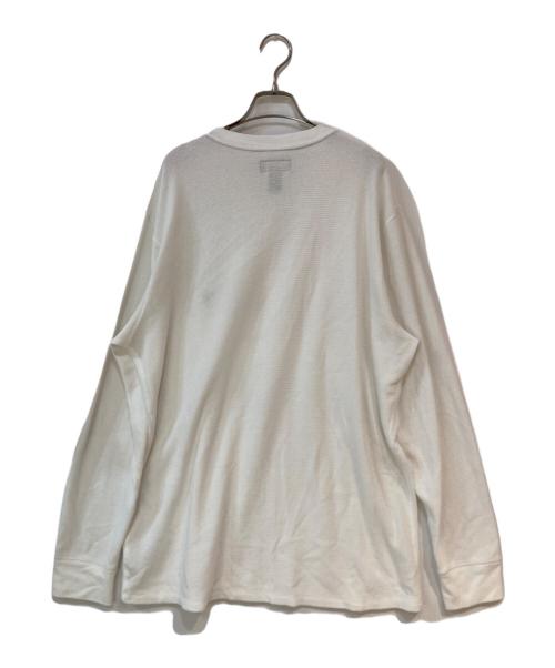 POLO RALPH LAUREN（ポロ・ラルフローレン）POLO RALPH LAUREN (ポロ・ラルフローレン) ヘンリーネックサーマルカットソー ホワイト サイズ:XLの古着・服飾アイテム