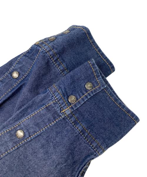 DIESEL（ディーゼル）DIESEL (ディーゼル) デニムウエスタンシャツ ブルー サイズ:Sの古着・服飾アイテム