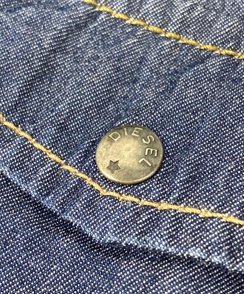 DIESEL（ディーゼル）DIESEL (ディーゼル) デニムウエスタンシャツ ブルー サイズ:Sの古着・服飾アイテム