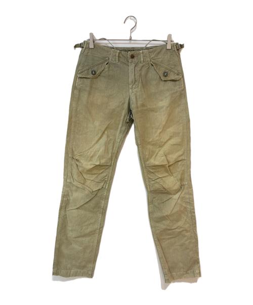 KAPITAL（キャピタル）KAPITAL (キャピタル) リップストップミリタリーパンツ オリーブ サイズ:Mの古着・服飾アイテム