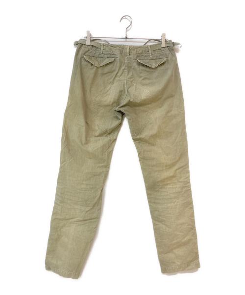 KAPITAL（キャピタル）KAPITAL (キャピタル) リップストップミリタリーパンツ オリーブ サイズ:Mの古着・服飾アイテム