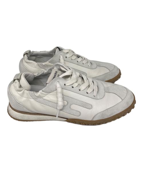 HERMES（エルメス）HERMES (エルメス) ジェット Hシグネチャー  / ローカットスニーカー ホワイト サイズ:36.5の古着・服飾アイテム