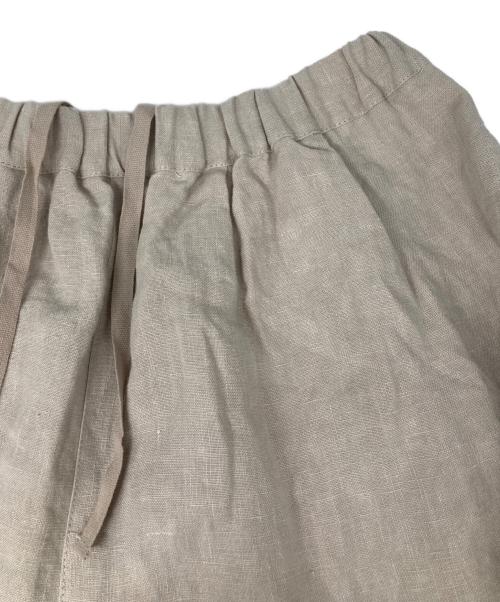 Samansa Mos2（サマンサモスモス）Samansa Mos2 (サマンサモスモス) 立川店/EC限定 リネンルナポケットフリルパンツ ベージュ サイズ:FREEの古着・服飾アイテム