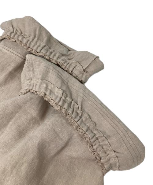 Samansa Mos2（サマンサモスモス）Samansa Mos2 (サマンサモスモス) 立川店/EC限定 リネンルナポケットフリルパンツ ベージュ サイズ:FREEの古着・服飾アイテム