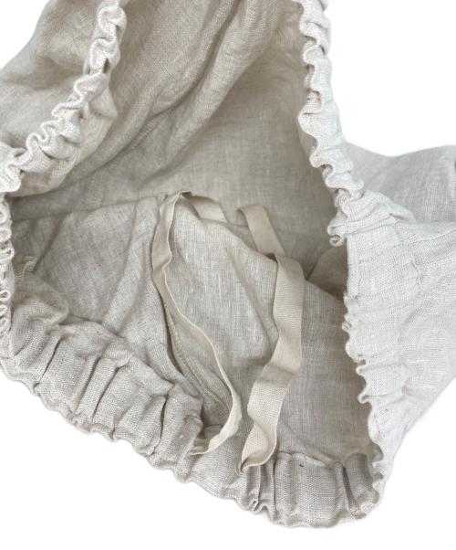 Samansa Mos2（サマンサモスモス）Samansa Mos2 (サマンサモスモス) 【立川限定】リネン裾フリルコクーンパンツ ベージュ サイズ:FREEの古着・服飾アイテム