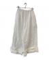 Samansa Mos2 (サマンサモスモス) 【立川限定】リネン裾フリルコクーンパンツ ホワイト サイズ:FREE：9000円