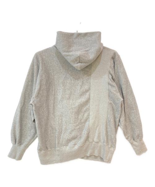 NEXUSVII（ネクサスセブン）NEXUSVII (ネクサスセブン) TWISTED SWEAT HOODIE/ツイストスウェットフーディ グレー サイズ:Lの古着・服飾アイテム