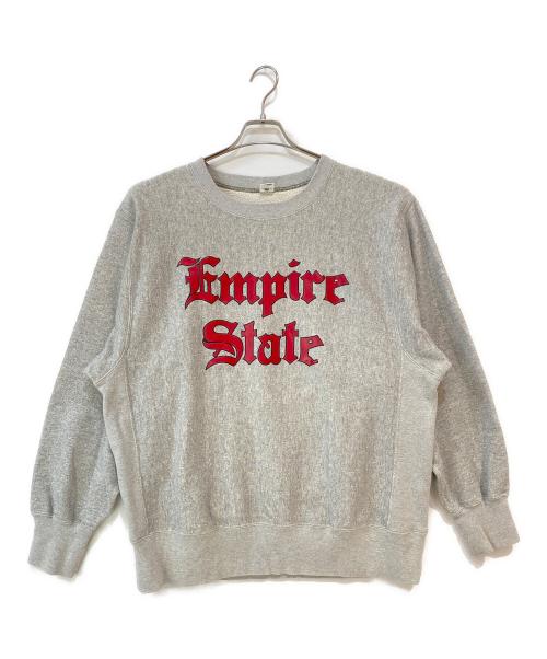 NEXUSVII（ネクサスセブン）NEXUSVII (ネクサスセブン) EMPIRE STATE CREW SWEAT グレー サイズ:XLの古着・服飾アイテム