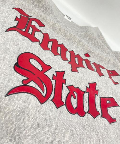 NEXUSVII（ネクサスセブン）NEXUSVII (ネクサスセブン) EMPIRE STATE CREW SWEAT グレー サイズ:XLの古着・服飾アイテム