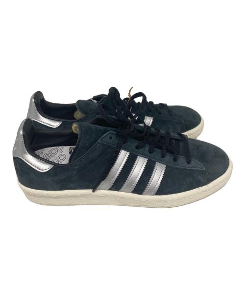 adidas（アディダス）adidas (アディダス) FREAK'S STORE (フリークスストア) CAMPUS 80s / ローカットスニーカー ブラック サイズ:27cmの古着・服飾アイテム