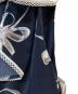 中古・古着 Snidel (スナイデル) Sustainableリボンプリントワンピース ネイビー サイズ:2 未使用品：8000円
