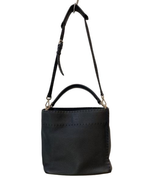 FENDI（フェンディ）FENDI (フェンディ) セレリア・アンナ スモール ショルダーバッグ ブラック サイズ:なしの古着・服飾アイテム