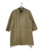 Burberry'sバーバリー）の古着「裏地チェック ステンカラーコート」｜ベージュ