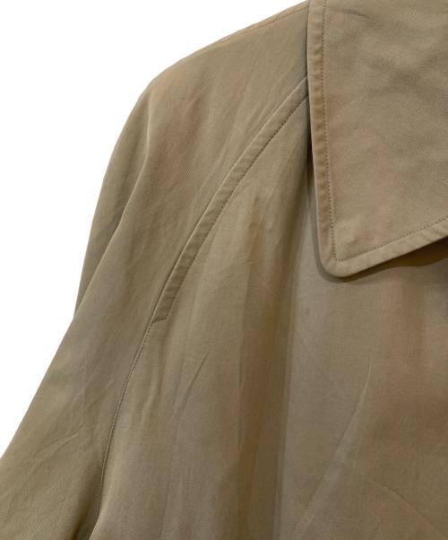 Burberry's（バーバリー）Burberry's (バーバリー) 裏地チェック ステンカラーコート ベージュ サイズ:不明の古着・服飾アイテム