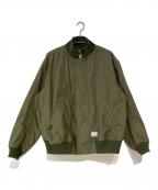 WTAPSダブルタップス）の古着「WD JACKET NYCO. SATIN. CORDURA」｜カーキ
