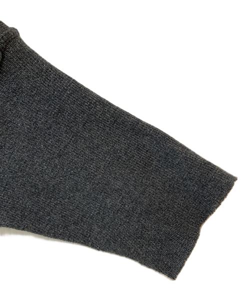 mizuiro-ind（ミズイロインド）mizuiro-ind (ミズイロインド) ワイドシルエットニットポロ グレー サイズ:Freeの古着・服飾アイテム