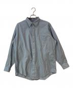 FOUNDOURファウンダ）の古着「25AW REGULAR COLLAR SHIRT」｜SMOKE BLUE