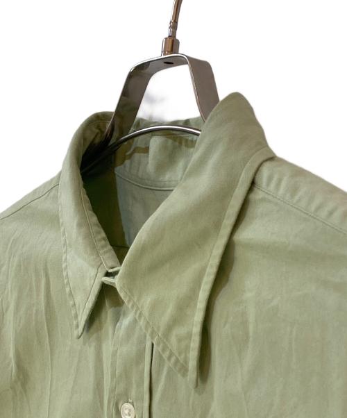 FOUNDOUR（ファウンダ）FOUNDOUR (ファウンダ) 25AW REGULAR COLLAR SHIRT GREEN サイズ:2の古着・服飾アイテム