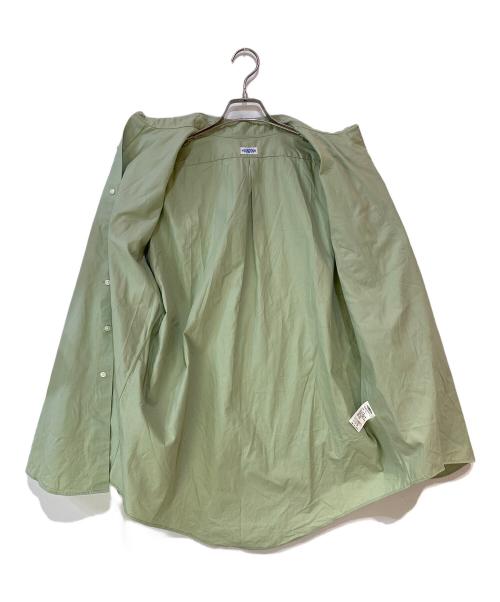 FOUNDOUR（ファウンダ）FOUNDOUR (ファウンダ) 25AW REGULAR COLLAR SHIRT GREEN サイズ:2の古着・服飾アイテム