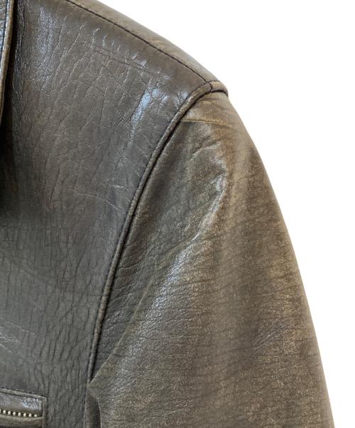 RadmesS MEN'S BIGI（ラッドメス メンズビギ）RadmesS MEN'S BIGI (ラッドメス メンズビギ) カウレザージャケット ブラック サイズ:Mの古着・服飾アイテム