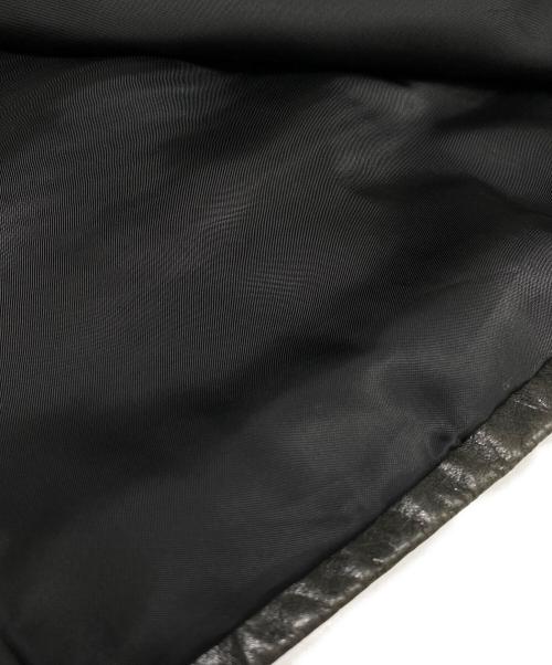 RadmesS MEN'S BIGI（ラッドメス メンズビギ）RadmesS MEN'S BIGI (ラッドメス メンズビギ) カウレザージャケット ブラック サイズ:Mの古着・服飾アイテム