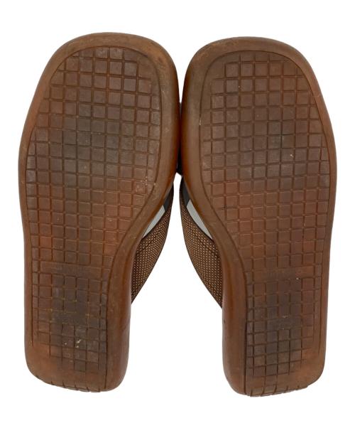 LOUIS VUITTON（ルイ ヴィトン）LOUIS VUITTON (ルイ ヴィトン) ロゴキャンバスサンダル ブラウン サイズ:7の古着・服飾アイテム