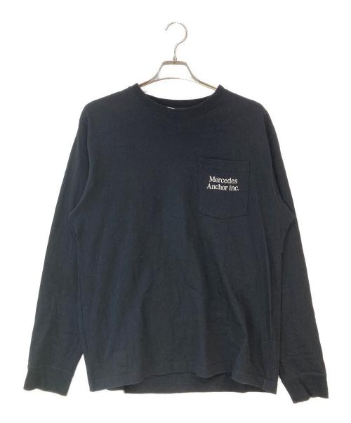 mercedes anchor inc.（メルセデス アンカー インク）mercedes anchor inc. (メルセデス アンカー インク) L/S Pocket Tee ブラック サイズ:Lの古着・服飾アイテム