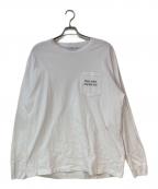 mercedes anchor inc.メルセデス アンカー インク）の古着「L/S Pocket Tee」｜ホワイト