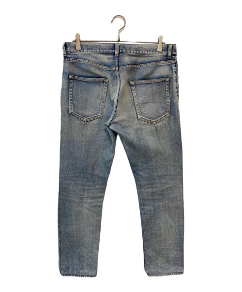 Saint Laurent Paris（サンローランパリ）Saint Laurent Paris (サンローランパリ) D02 SKINNY-FIT JEANS ダメージ加工スキニーデニムパンツ インディゴ サイズ:W30の古着・服飾アイテム