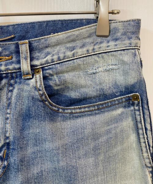 Saint Laurent Paris（サンローランパリ）Saint Laurent Paris (サンローランパリ) D02 SKINNY-FIT JEANS ダメージ加工スキニーデニムパンツ インディゴ サイズ:W30の古着・服飾アイテム