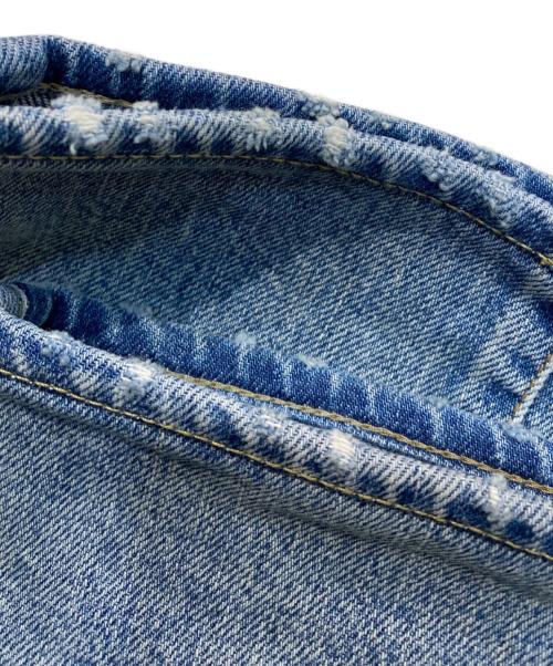 Saint Laurent Paris（サンローランパリ）Saint Laurent Paris (サンローランパリ) D02 SKINNY-FIT JEANS ダメージ加工スキニーデニムパンツ インディゴ サイズ:W30の古着・服飾アイテム