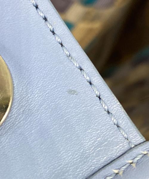 Salvatore Ferragamo（サルヴァトーレ フェラガモ）Salvatore Ferragamo (サルヴァトーレ フェラガモ) Woven Grosgrain Ribbon Tote バッグ ブルー×パープル サイズ:なしの古着・服飾アイテム