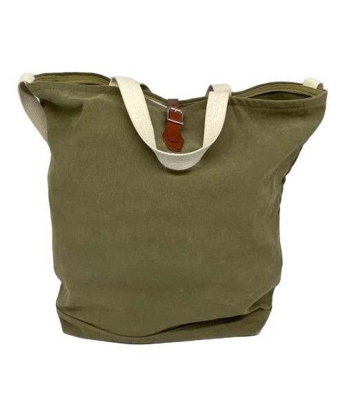 arts&crafts（アーツアンドクラフツ）arts&crafts (アーツアンドクラフツ) CANVAS 2WAY GROCERY TOTE オリーブの古着・服飾アイテム
