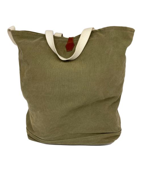 arts&crafts（アーツアンドクラフツ）arts&crafts (アーツアンドクラフツ) CANVAS 2WAY GROCERY TOTE オリーブの古着・服飾アイテム